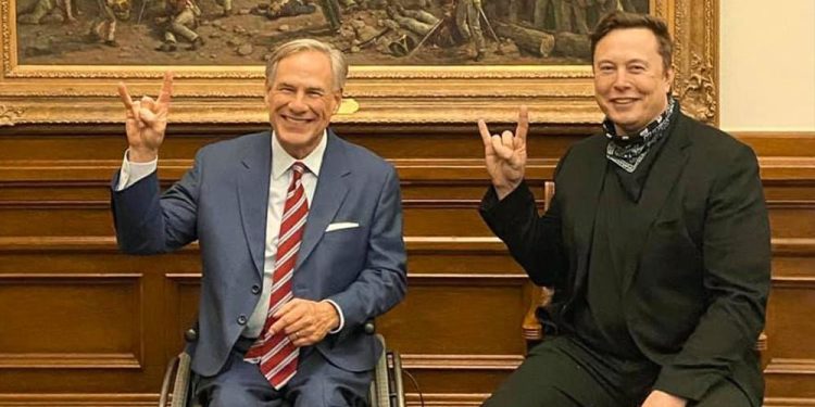 Greg Abbott Elon Musk